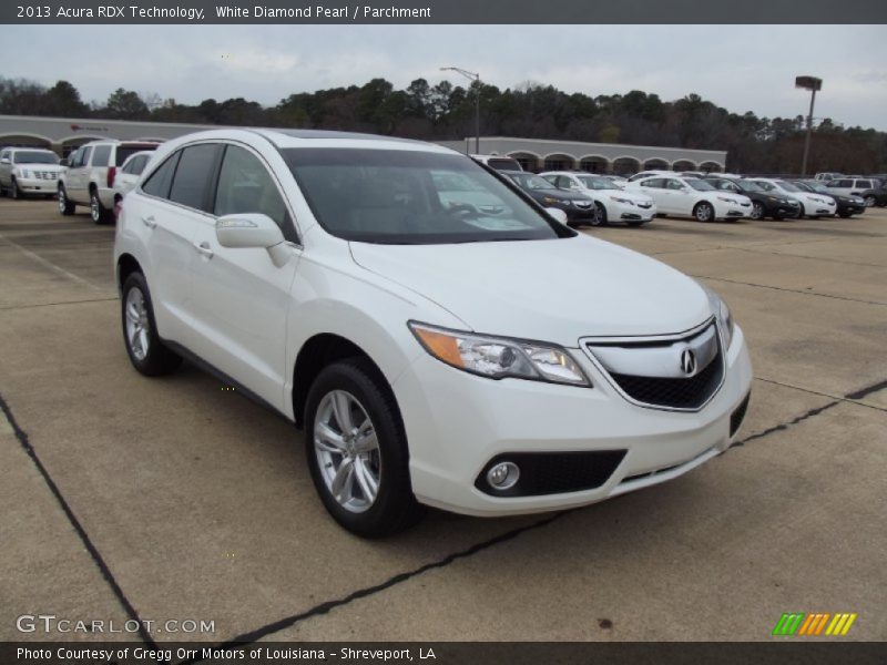 White Diamond Pearl / Parchment 2013 Acura RDX Technology