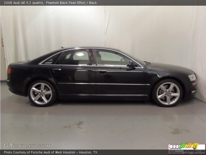 Phantom Black Pearl Effect / Black 2008 Audi A8 4.2 quattro