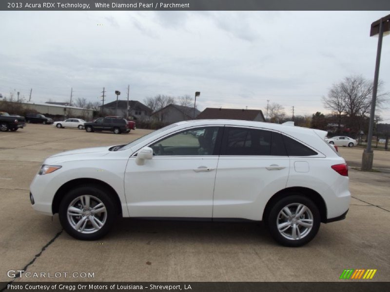 White Diamond Pearl / Parchment 2013 Acura RDX Technology