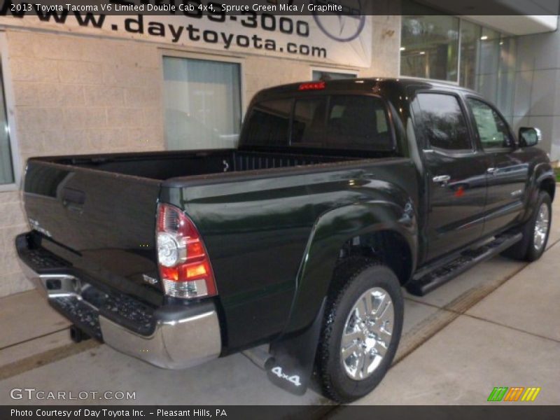 Spruce Green Mica / Graphite 2013 Toyota Tacoma V6 Limited Double Cab 4x4