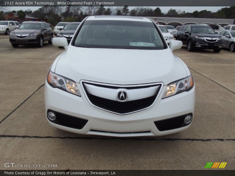 White Diamond Pearl / Parchment 2013 Acura RDX Technology