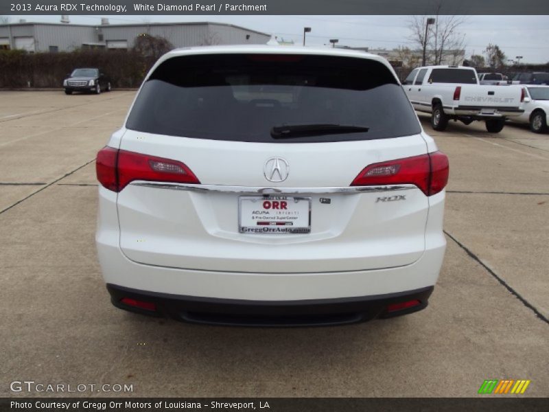 White Diamond Pearl / Parchment 2013 Acura RDX Technology