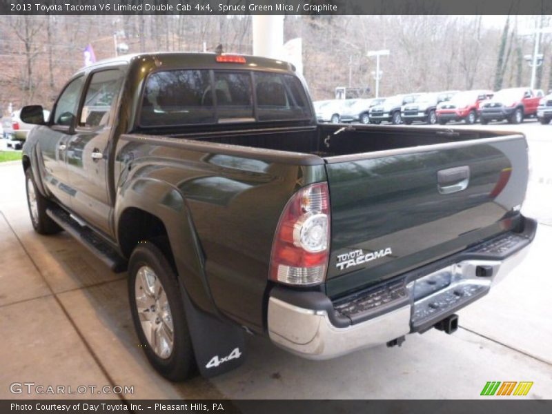 Spruce Green Mica / Graphite 2013 Toyota Tacoma V6 Limited Double Cab 4x4