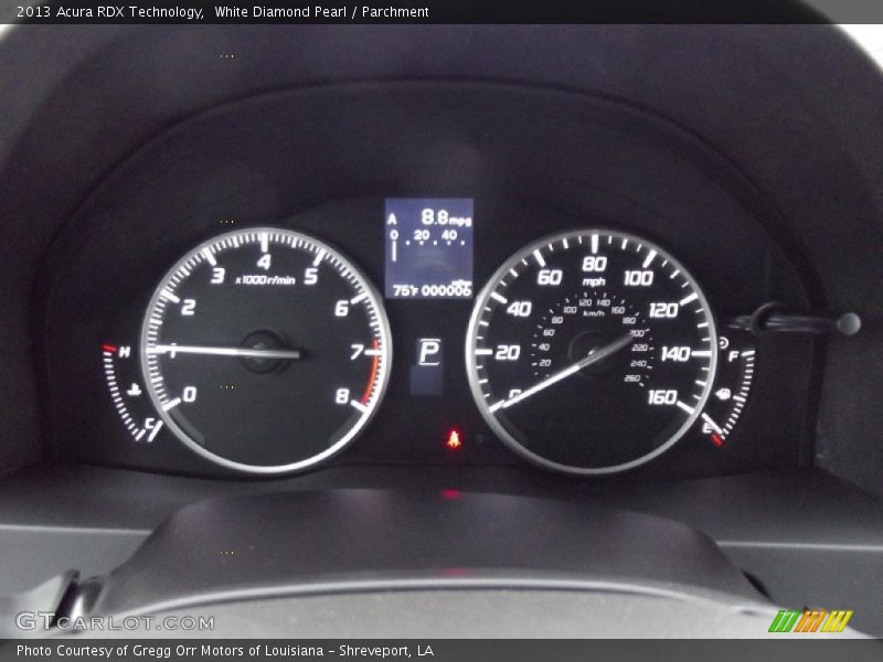 White Diamond Pearl / Parchment 2013 Acura RDX Technology