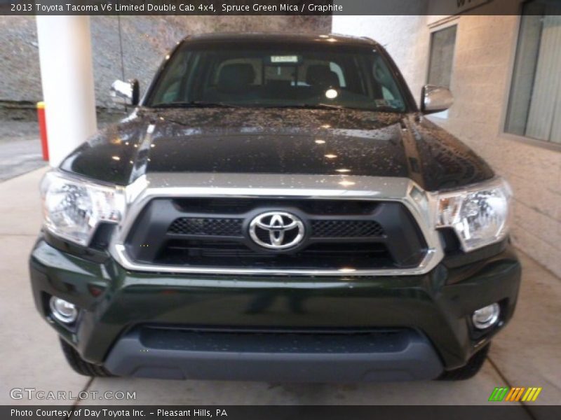 Spruce Green Mica / Graphite 2013 Toyota Tacoma V6 Limited Double Cab 4x4
