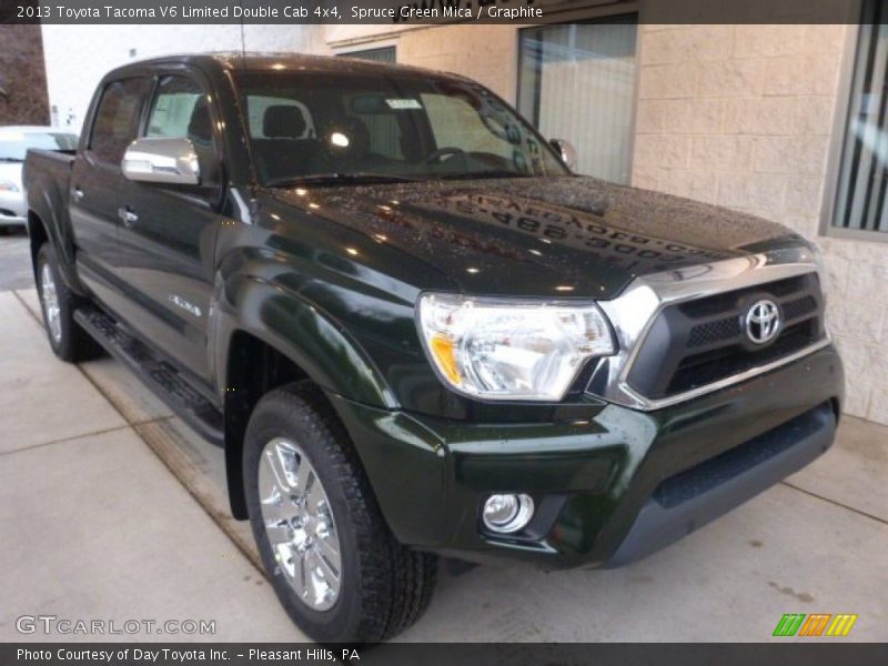 Spruce Green Mica / Graphite 2013 Toyota Tacoma V6 Limited Double Cab 4x4