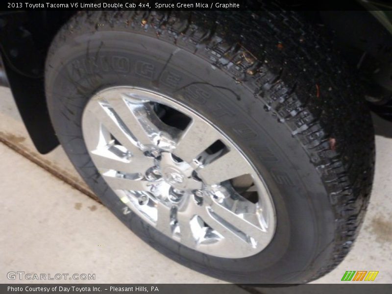 Spruce Green Mica / Graphite 2013 Toyota Tacoma V6 Limited Double Cab 4x4