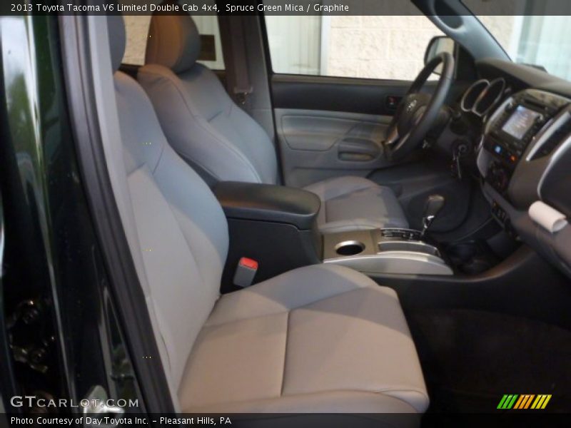 Spruce Green Mica / Graphite 2013 Toyota Tacoma V6 Limited Double Cab 4x4