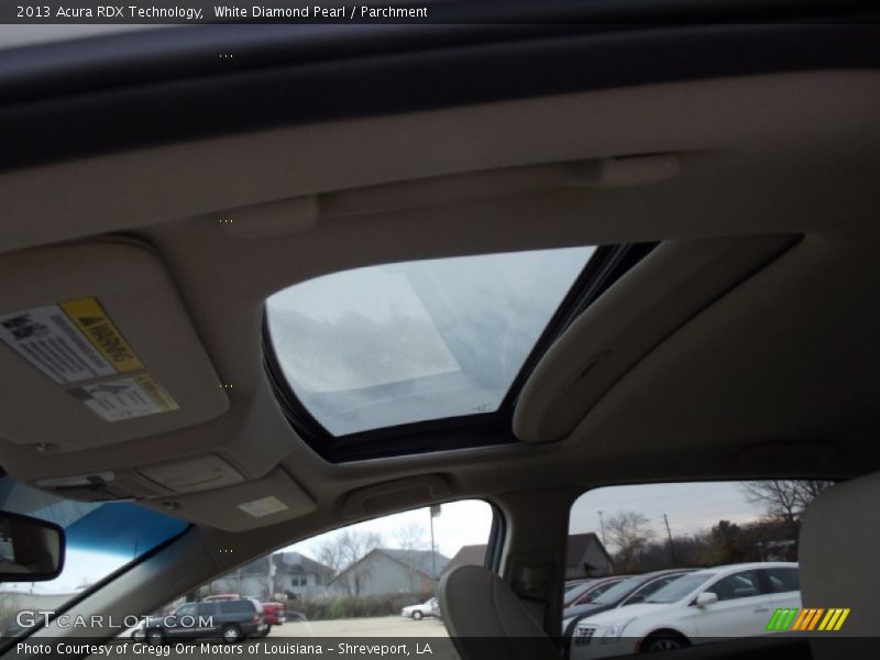 White Diamond Pearl / Parchment 2013 Acura RDX Technology