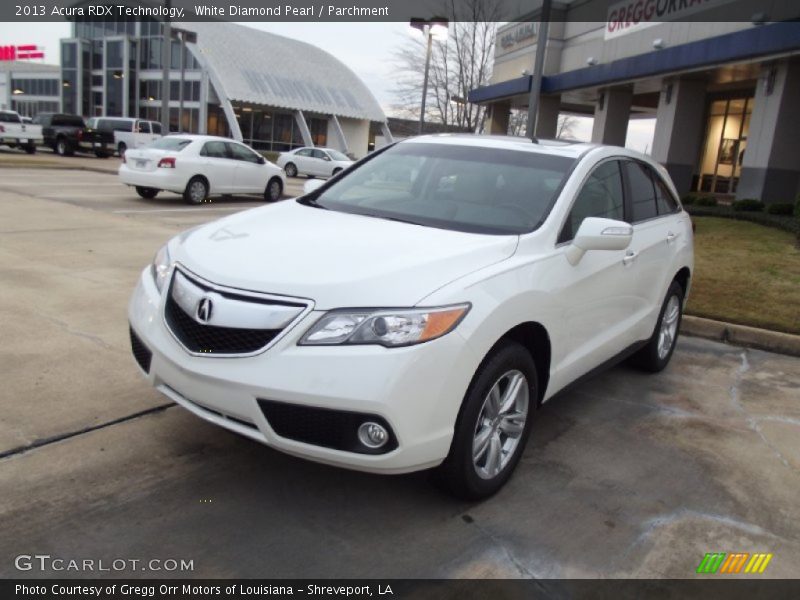 White Diamond Pearl / Parchment 2013 Acura RDX Technology