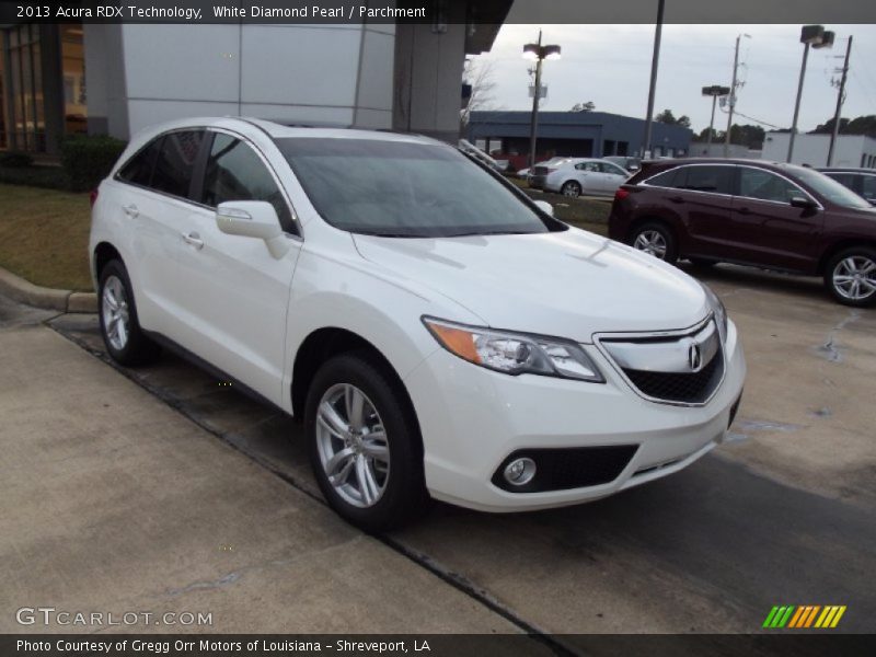 White Diamond Pearl / Parchment 2013 Acura RDX Technology