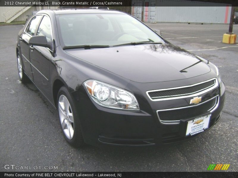 Black Granite Metallic / Cocoa/Cashmere 2012 Chevrolet Malibu LS