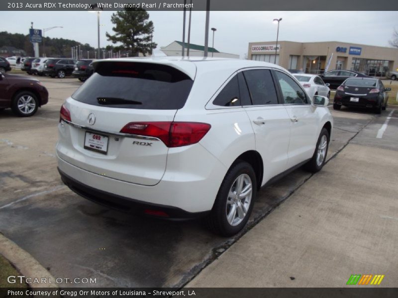 White Diamond Pearl / Parchment 2013 Acura RDX Technology