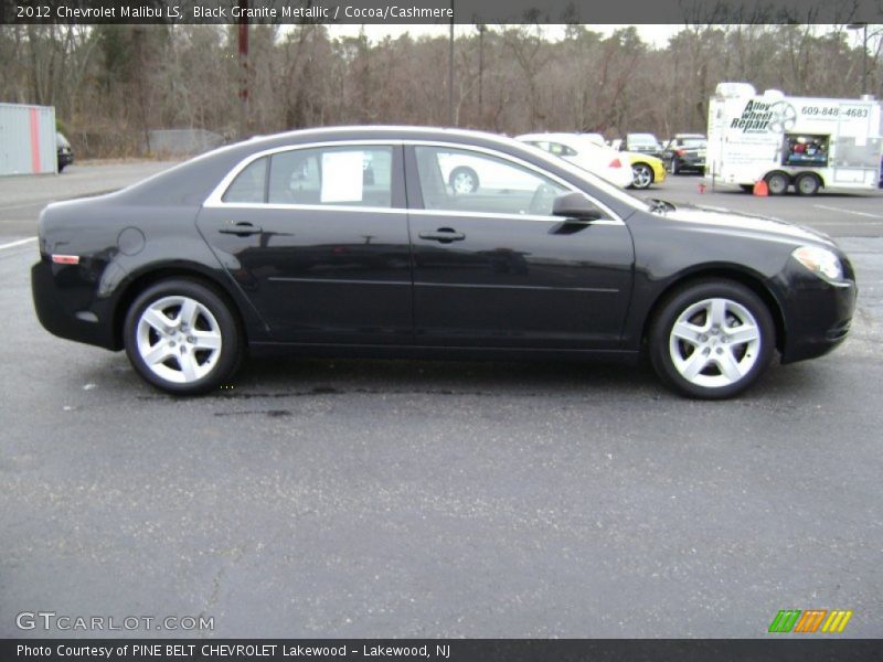 Black Granite Metallic / Cocoa/Cashmere 2012 Chevrolet Malibu LS