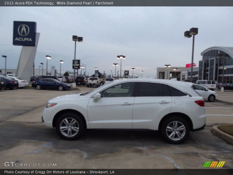 White Diamond Pearl / Parchment 2013 Acura RDX Technology