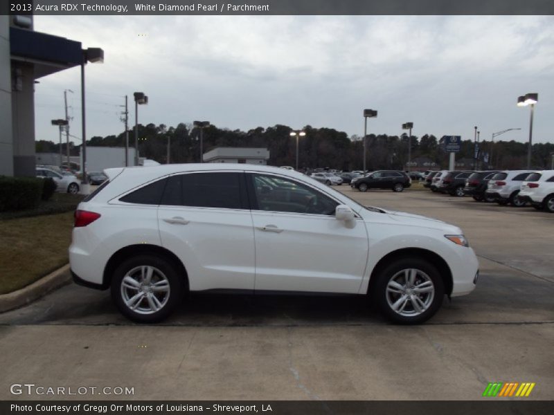 White Diamond Pearl / Parchment 2013 Acura RDX Technology