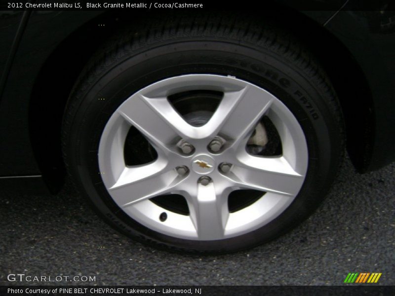 Black Granite Metallic / Cocoa/Cashmere 2012 Chevrolet Malibu LS