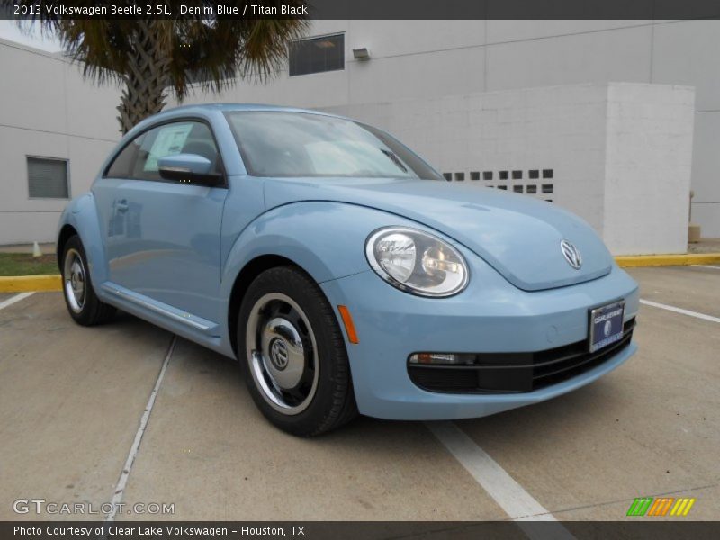 Denim Blue / Titan Black 2013 Volkswagen Beetle 2.5L