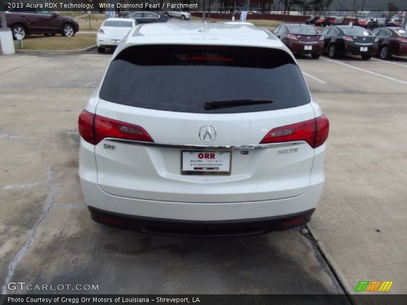 White Diamond Pearl / Parchment 2013 Acura RDX Technology