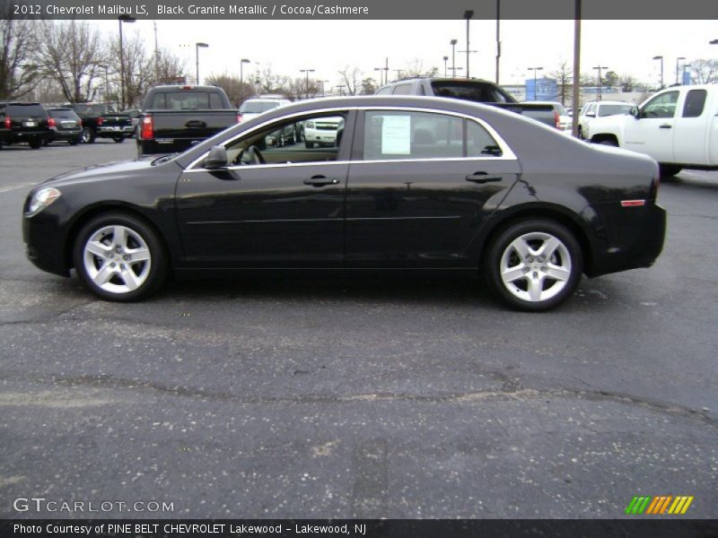 Black Granite Metallic / Cocoa/Cashmere 2012 Chevrolet Malibu LS