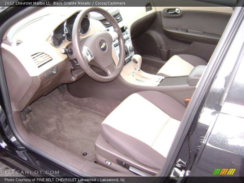 Black Granite Metallic / Cocoa/Cashmere 2012 Chevrolet Malibu LS