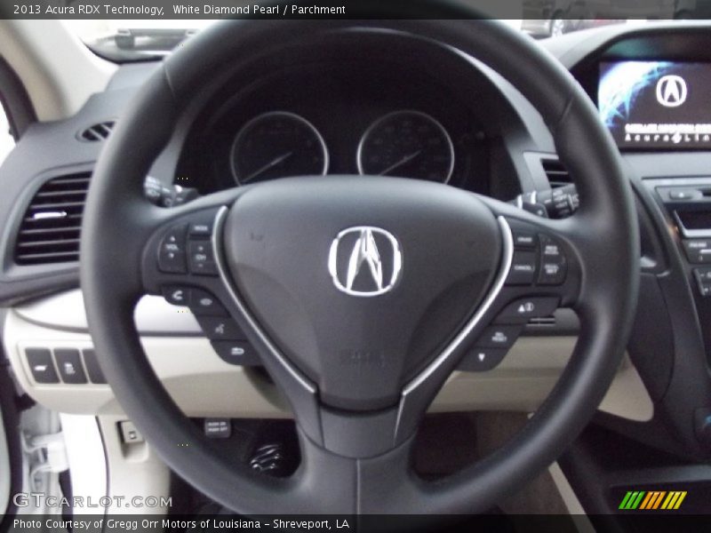 White Diamond Pearl / Parchment 2013 Acura RDX Technology