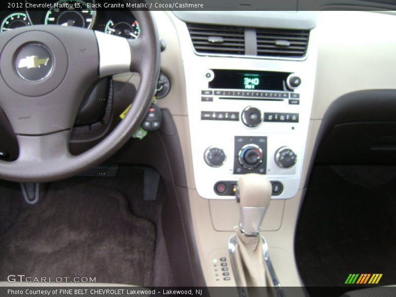 Black Granite Metallic / Cocoa/Cashmere 2012 Chevrolet Malibu LS