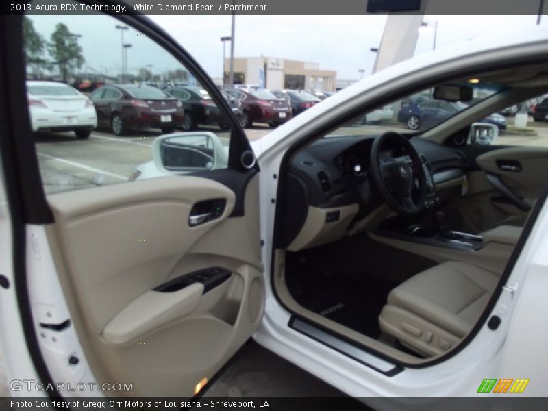 White Diamond Pearl / Parchment 2013 Acura RDX Technology