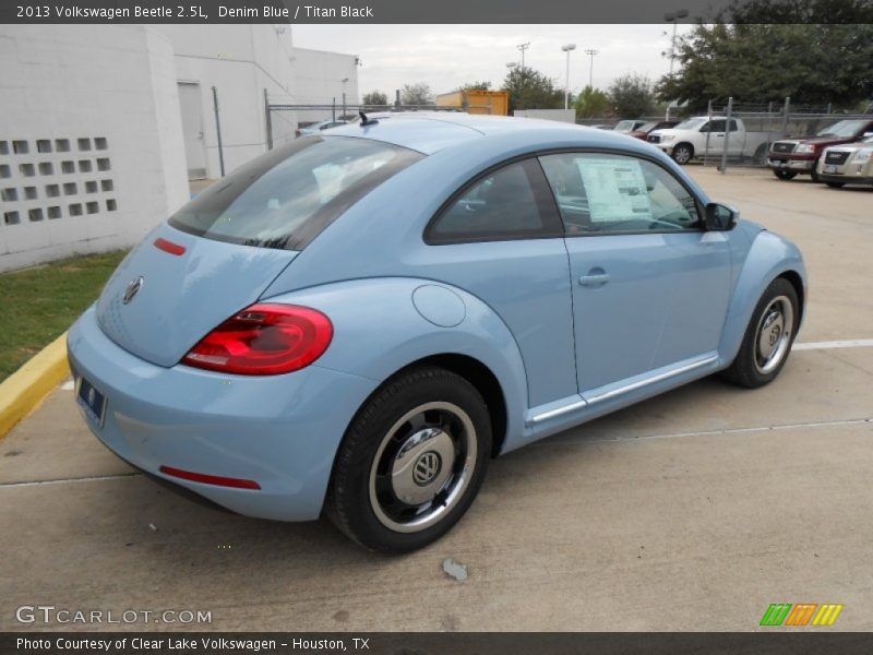 Denim Blue / Titan Black 2013 Volkswagen Beetle 2.5L