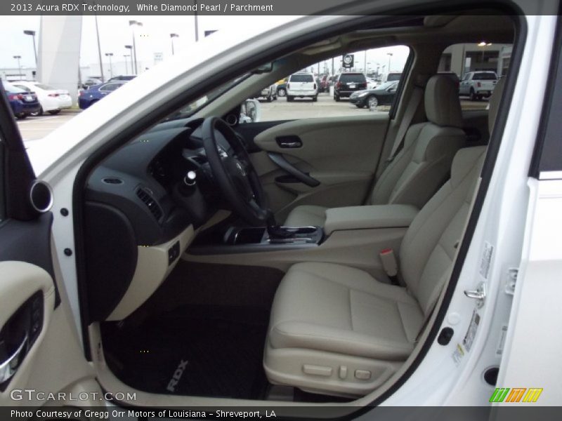 White Diamond Pearl / Parchment 2013 Acura RDX Technology