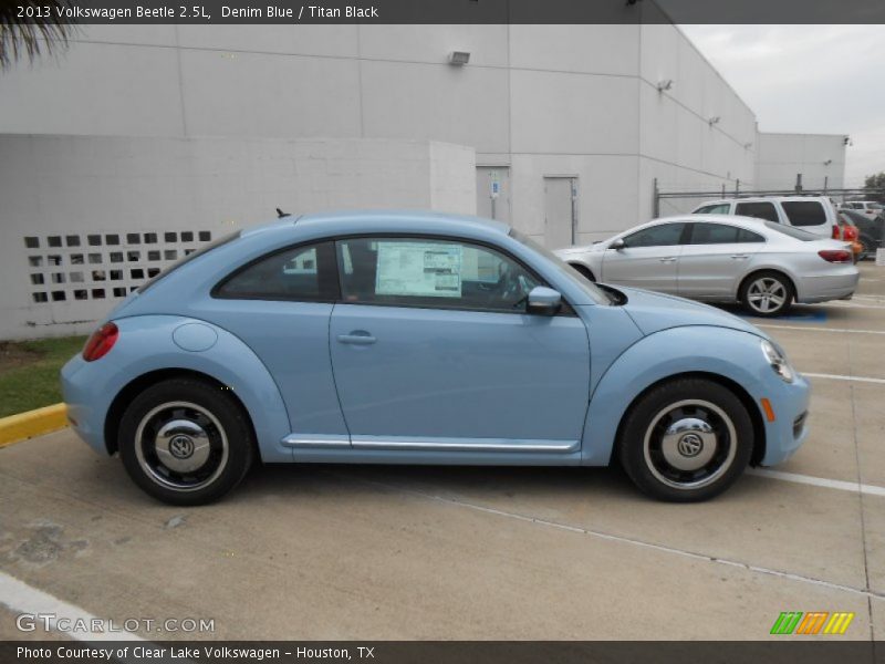 Denim Blue / Titan Black 2013 Volkswagen Beetle 2.5L