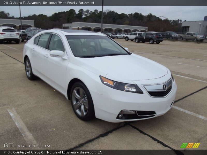 Front 3/4 View of 2013 TL Advance