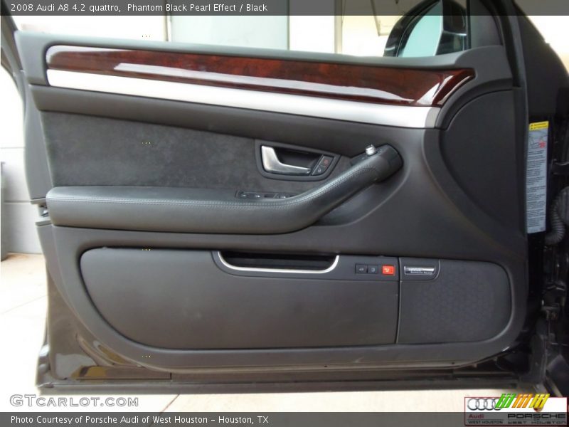 Phantom Black Pearl Effect / Black 2008 Audi A8 4.2 quattro
