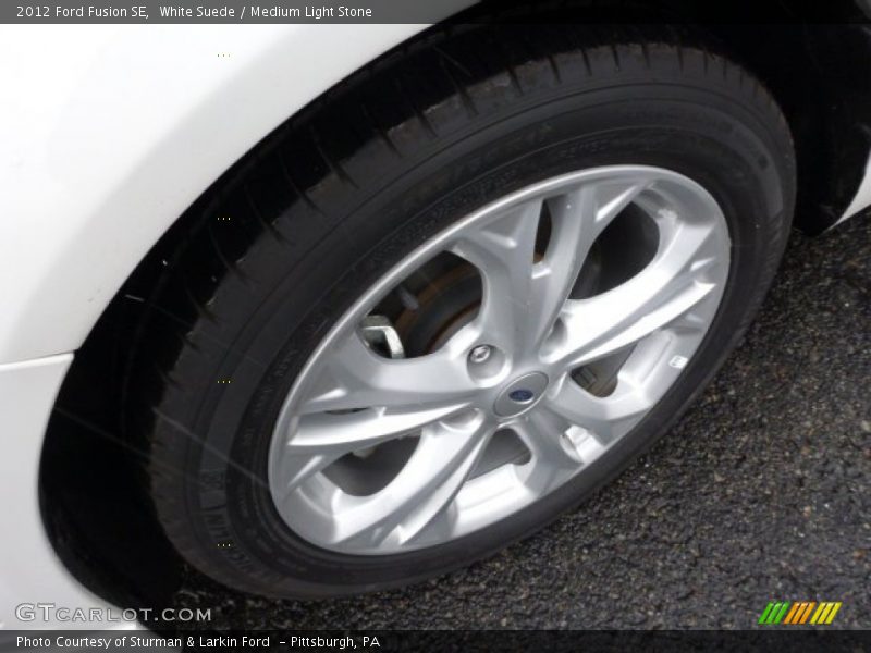 White Suede / Medium Light Stone 2012 Ford Fusion SE