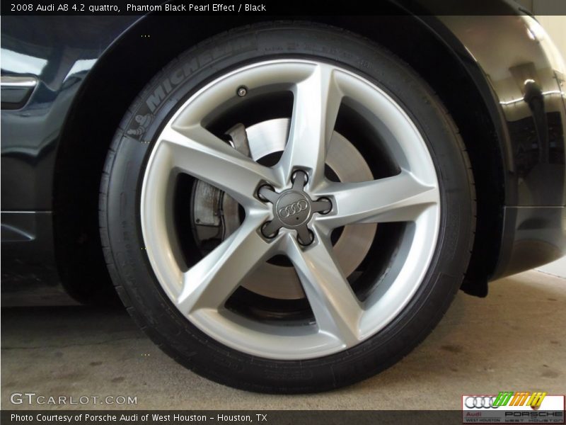 Phantom Black Pearl Effect / Black 2008 Audi A8 4.2 quattro