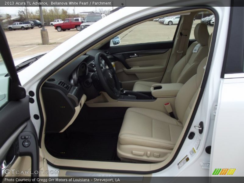  2013 TL Advance Parchment Interior