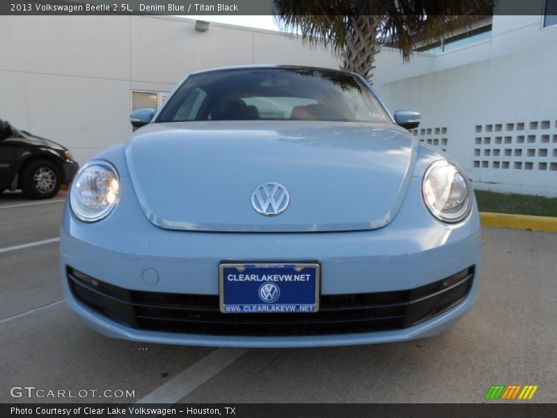 Denim Blue / Titan Black 2013 Volkswagen Beetle 2.5L