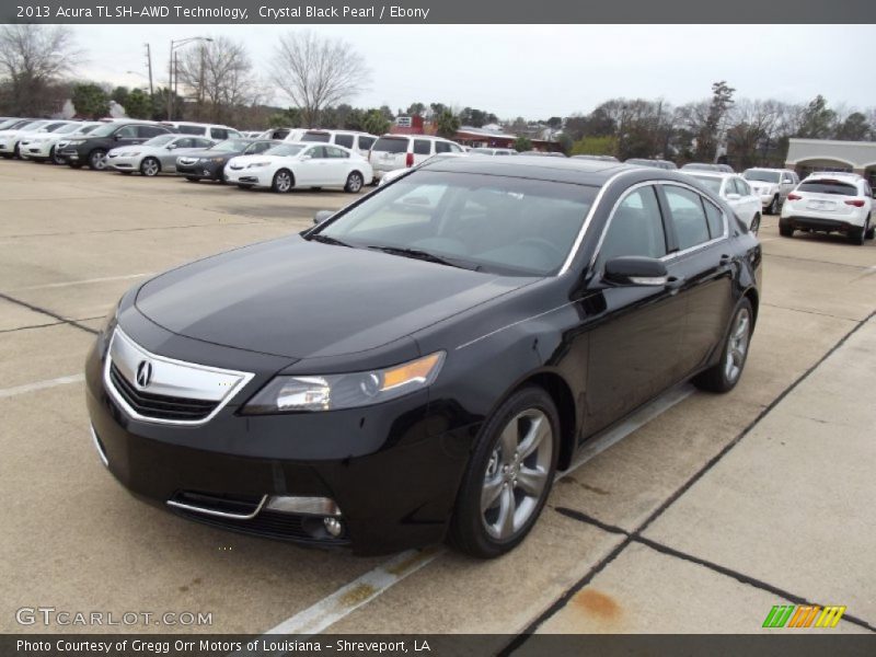 Crystal Black Pearl / Ebony 2013 Acura TL SH-AWD Technology