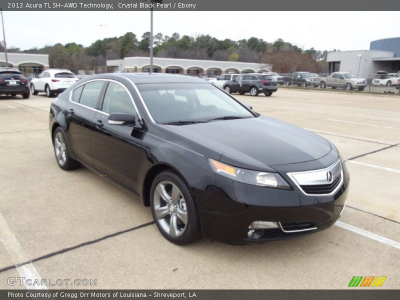 Crystal Black Pearl / Ebony 2013 Acura TL SH-AWD Technology