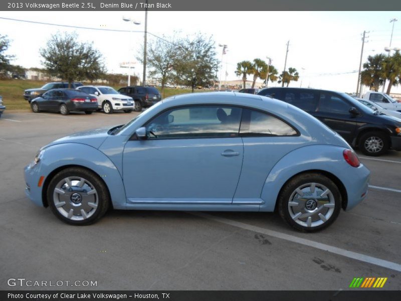Denim Blue / Titan Black 2013 Volkswagen Beetle 2.5L