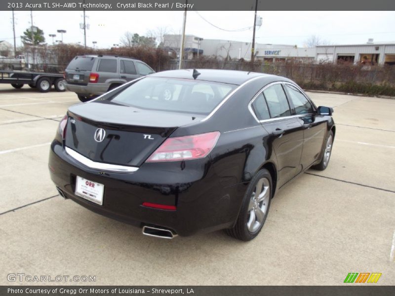 Crystal Black Pearl / Ebony 2013 Acura TL SH-AWD Technology