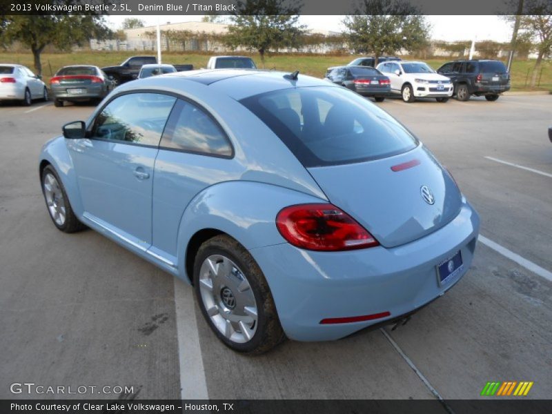 Denim Blue / Titan Black 2013 Volkswagen Beetle 2.5L