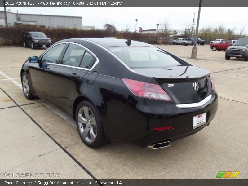 Crystal Black Pearl / Ebony 2013 Acura TL SH-AWD Technology