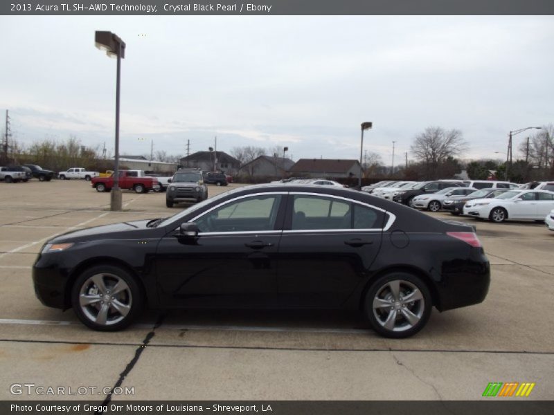 Crystal Black Pearl / Ebony 2013 Acura TL SH-AWD Technology