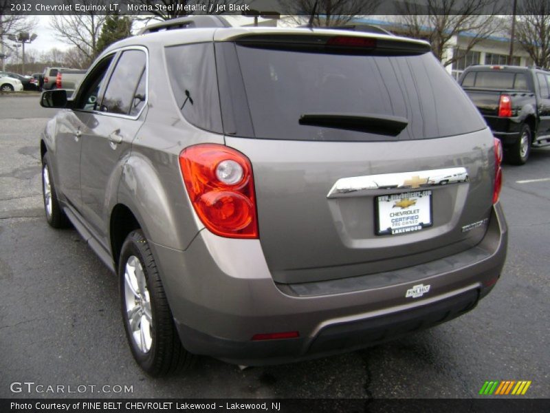 Mocha Steel Metallic / Jet Black 2012 Chevrolet Equinox LT