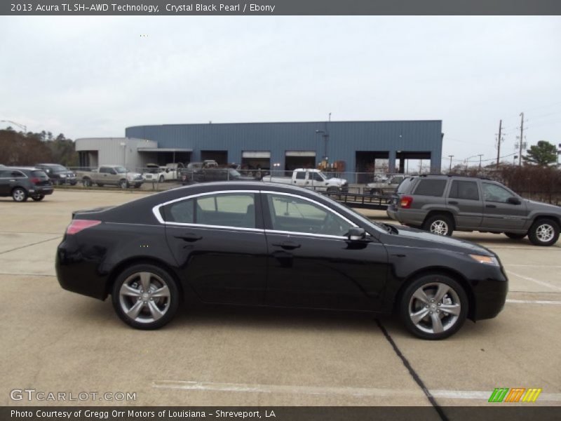 Crystal Black Pearl / Ebony 2013 Acura TL SH-AWD Technology