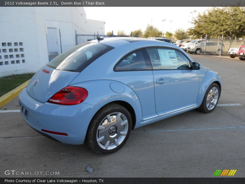 Denim Blue / Titan Black 2013 Volkswagen Beetle 2.5L