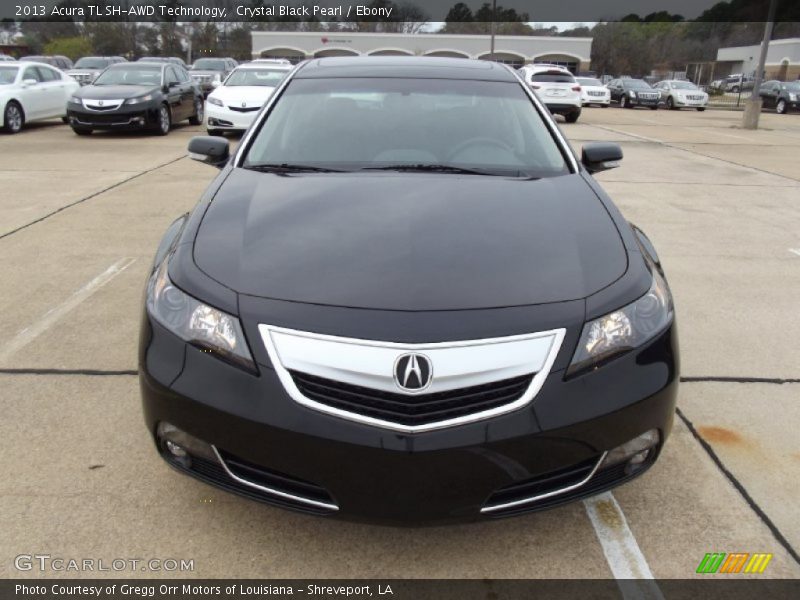 Crystal Black Pearl / Ebony 2013 Acura TL SH-AWD Technology