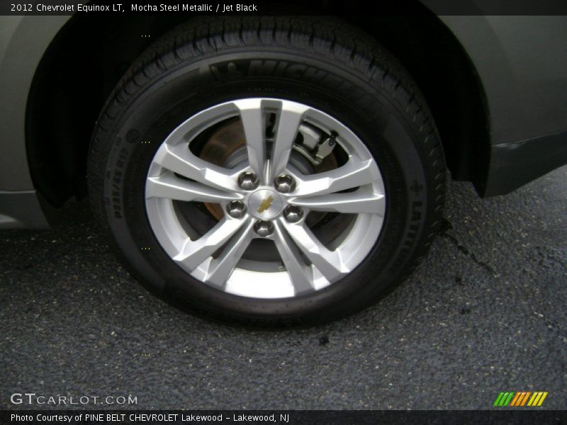 Mocha Steel Metallic / Jet Black 2012 Chevrolet Equinox LT