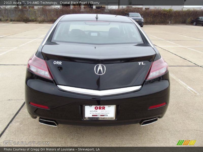 Crystal Black Pearl / Ebony 2013 Acura TL SH-AWD Technology